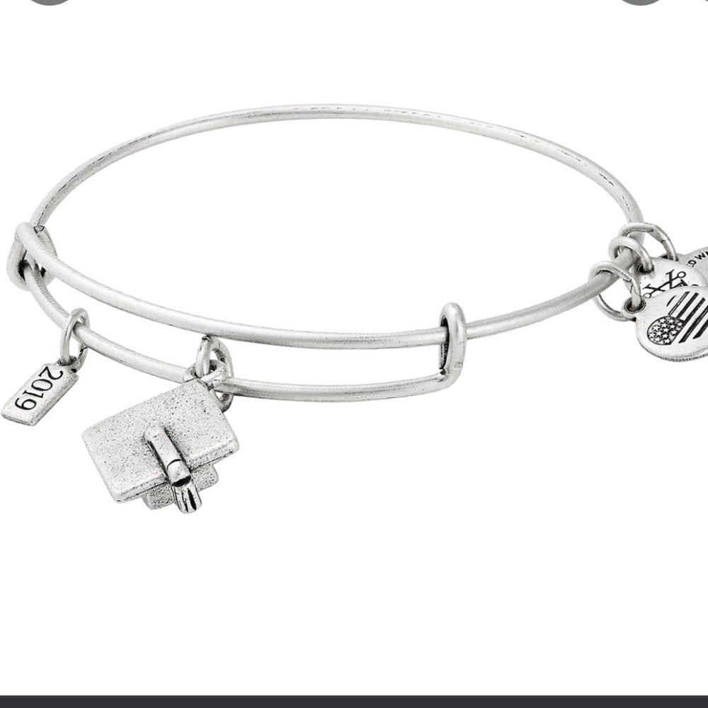ALEX AND ANI Graduation Bracelet Silver